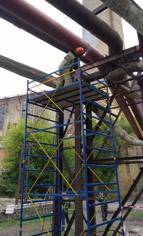 Монтаж и футеровка оборудования на площадке заказчика